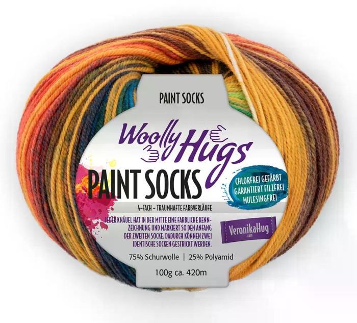 Paint Socks by Woolly Hugs Fb. 214