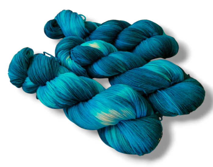 Wöllkchenwolle, mehr als Sockenwolle, extrafeine Merino "Mondlicht"