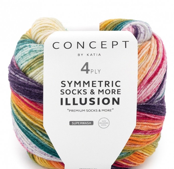 Illusion Symetric Socks (Katia) -71-