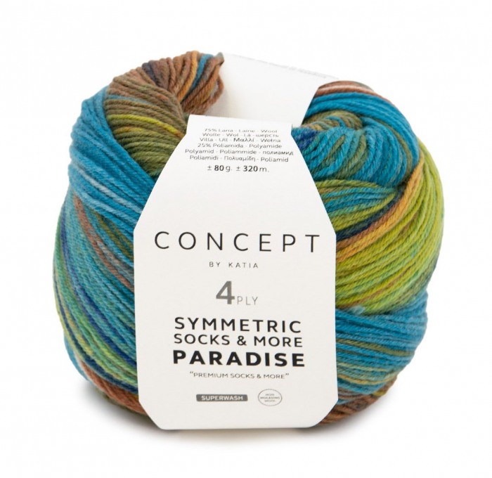 Paradise Symetric Socks (Katia) -43-