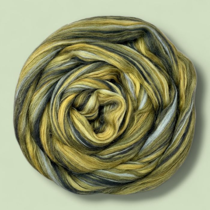Merino-Kammzug "Spinat"