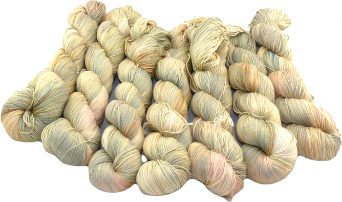 handgefärbte Soft-Cotton, Baumwolle "Sand"