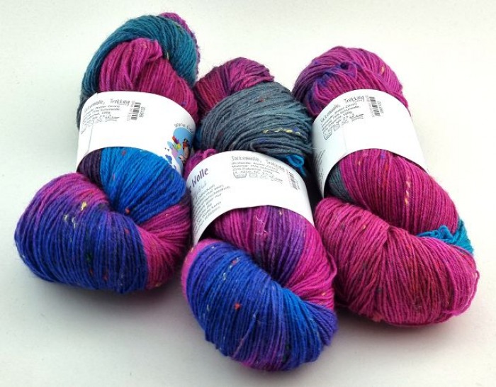 Sockenwolle Tweed "Moorrose" (Atelier Zitron)