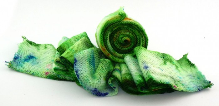 Sock Blank, single knit "Leaftree"