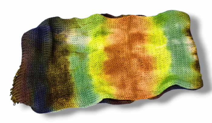 Sock Blank, double knit "burned way"