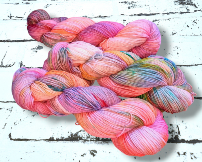 Alpaka-Sockenwolle, Noble Socks "Buttermelon" (Lanartus)