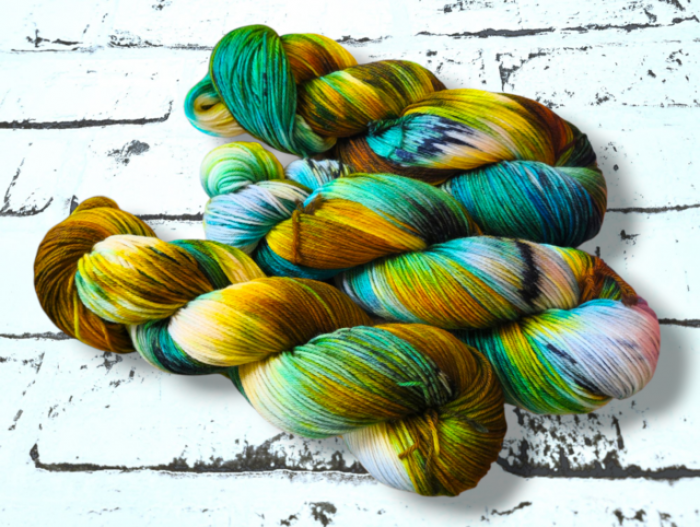 Wöllkchenwolle, mehr als Sockenwolle, extrafeine Merino "Keks mit Haltung"