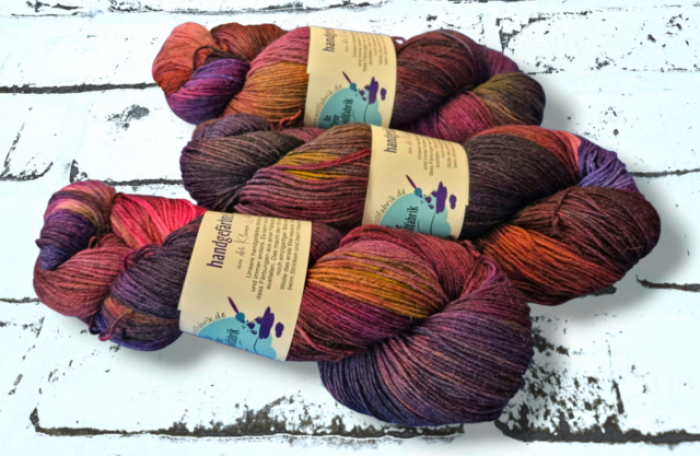 Alpaka-Sockenwolle, Noble Socks "Zimtknäuel" (Lanartus)