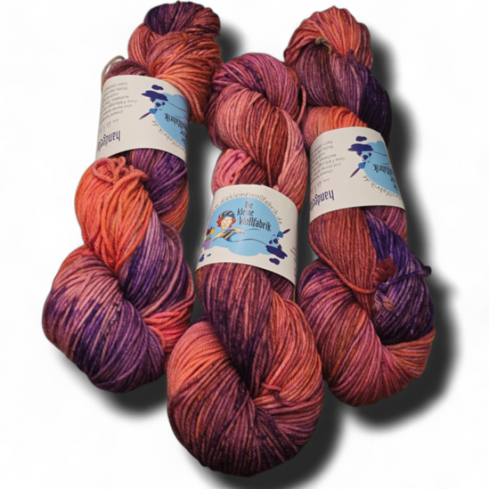 SWOOOSH "Feuerlila" sanft&stark für Pullover und Socken