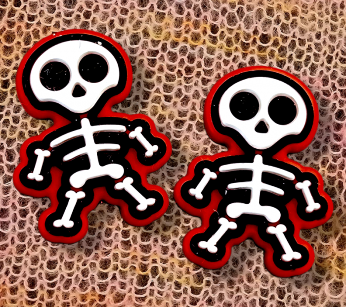 Stricknadelstopper - die Viecher "Sady Skeleton"