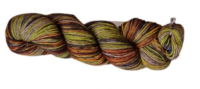 Lion Socks - Merinosockenwolle 100 g "Indian Summer self-striping"