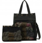Maker's Tall Mesh Tote - Olive-