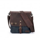 Schultertasche DELLA Q - Blaugrau