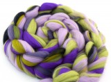 multicolor Merino-Kammzug "Grünlilie"