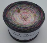 gefachte Wolle von Lady D "Spiel der Farben"