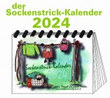 Strickkalender 2024, mit 12 Sockenstrickanleitungen