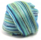 multicolor Merino-Seiden-Kammzug "Aquarius"