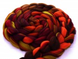 multicolor Merino-Alpaka-Kammzug "Herbstlaub"