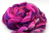 multicolor Merino-Kammzug mit Merino und Leinen "Princess"