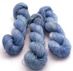 handgefärbte Soft-Cotton, Baumwolle "Water at night"