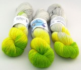 Karoo Sock - "Limonenquitte", handgefärbte Sockenwolle