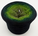 gefachte Wolle von Lady D "Green Shadow" 250g